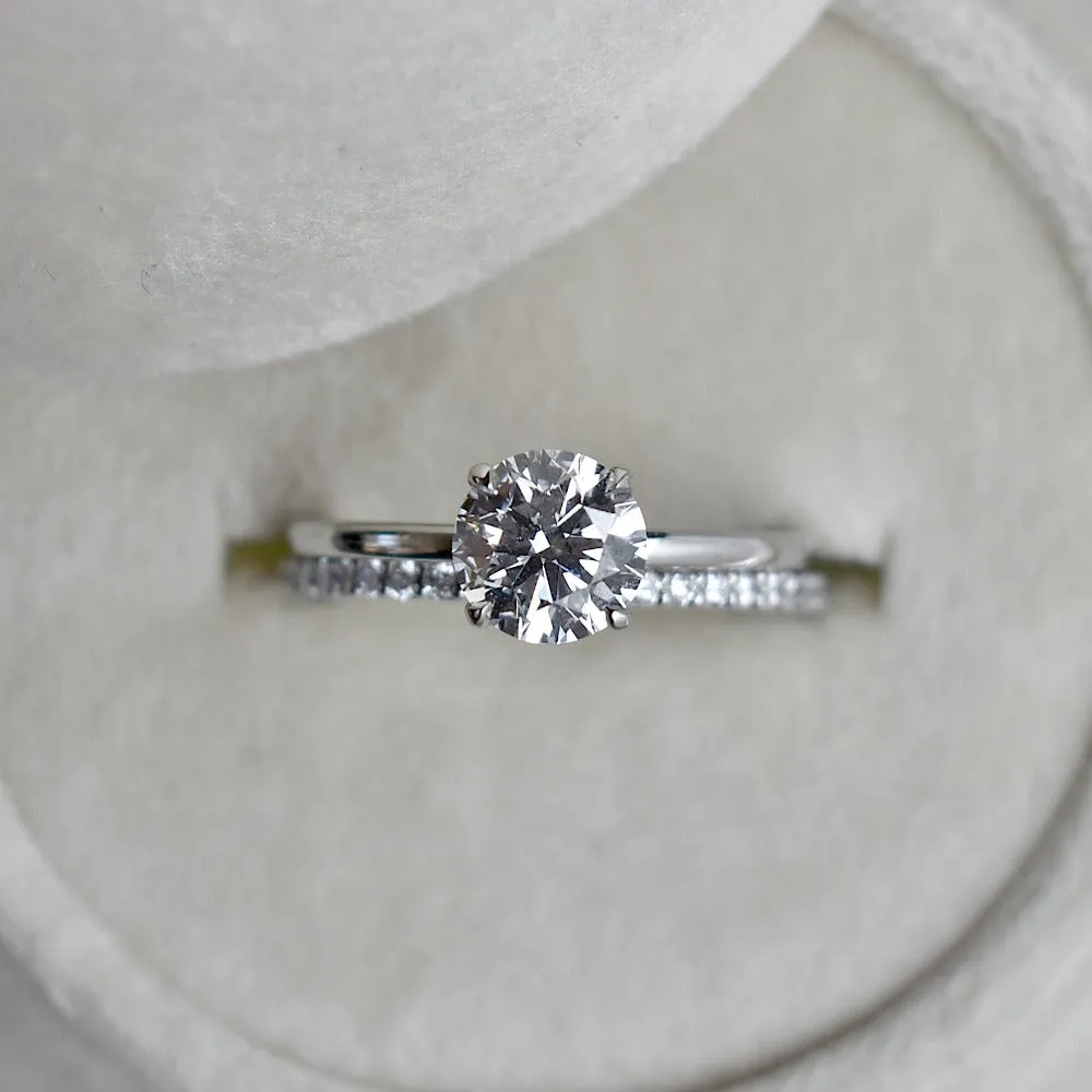 1.07ct Lab Diamond Solitaire Engagement Ring