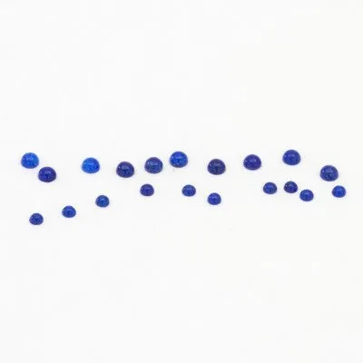 1.5 to 3mm Lapis Round Cabs