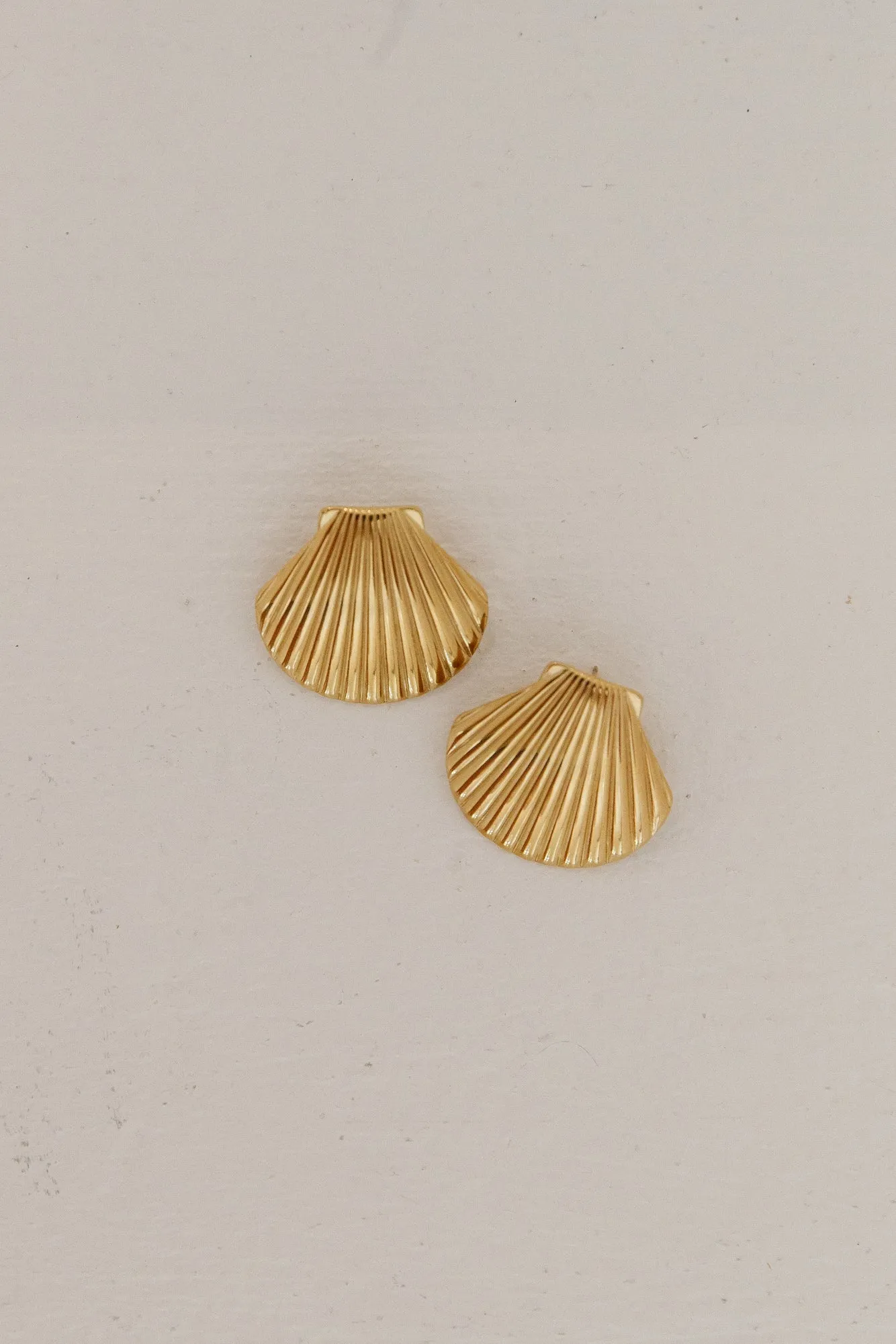 18k Gold Plated Washed Up Earrings Gold
