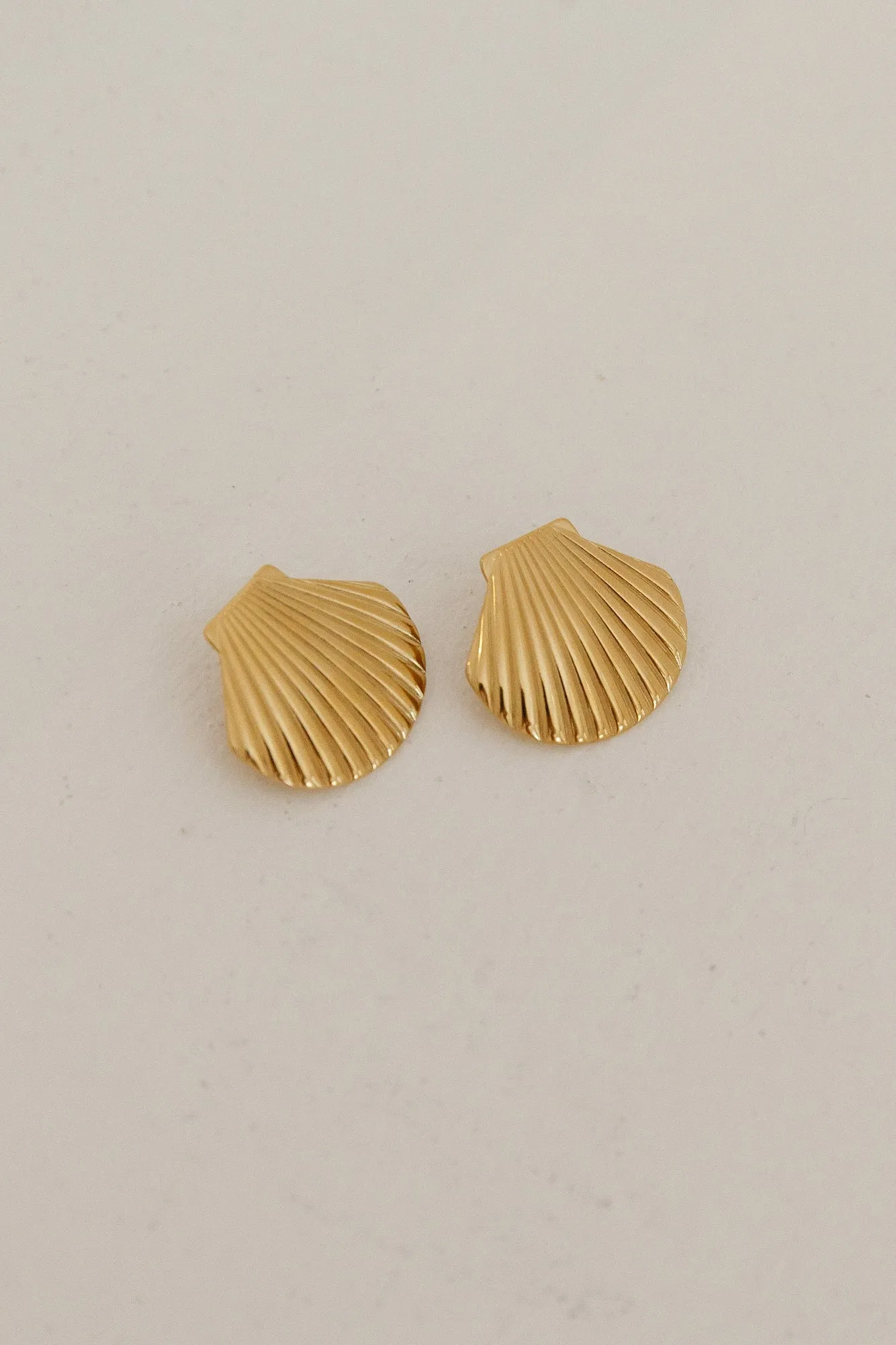 18k Gold Plated Washed Up Earrings Gold