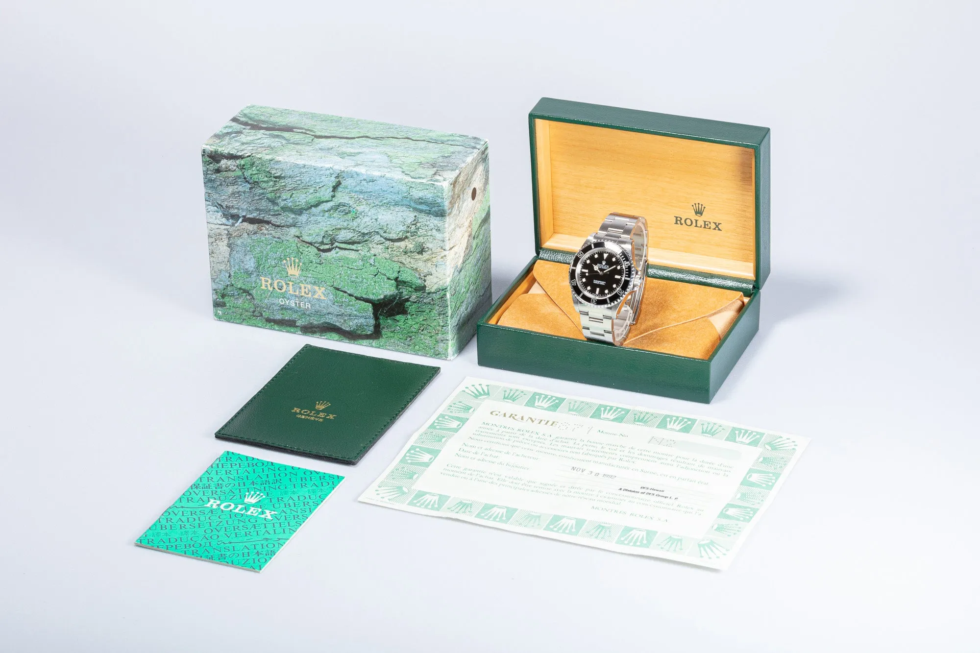 1992 Unpolished Submariner 14060 with Box & Papers