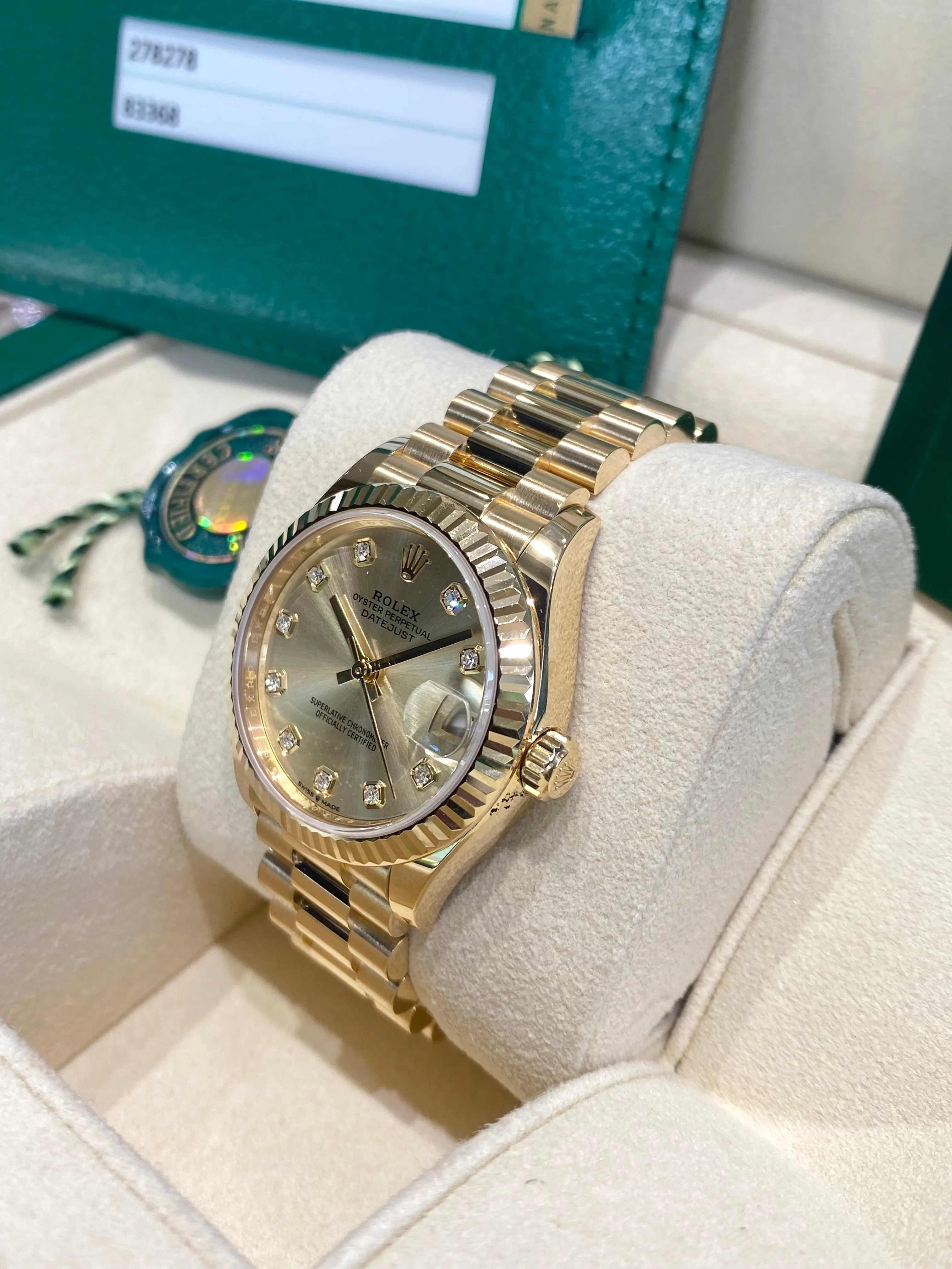 2019 Rolex Datejust 31 278278