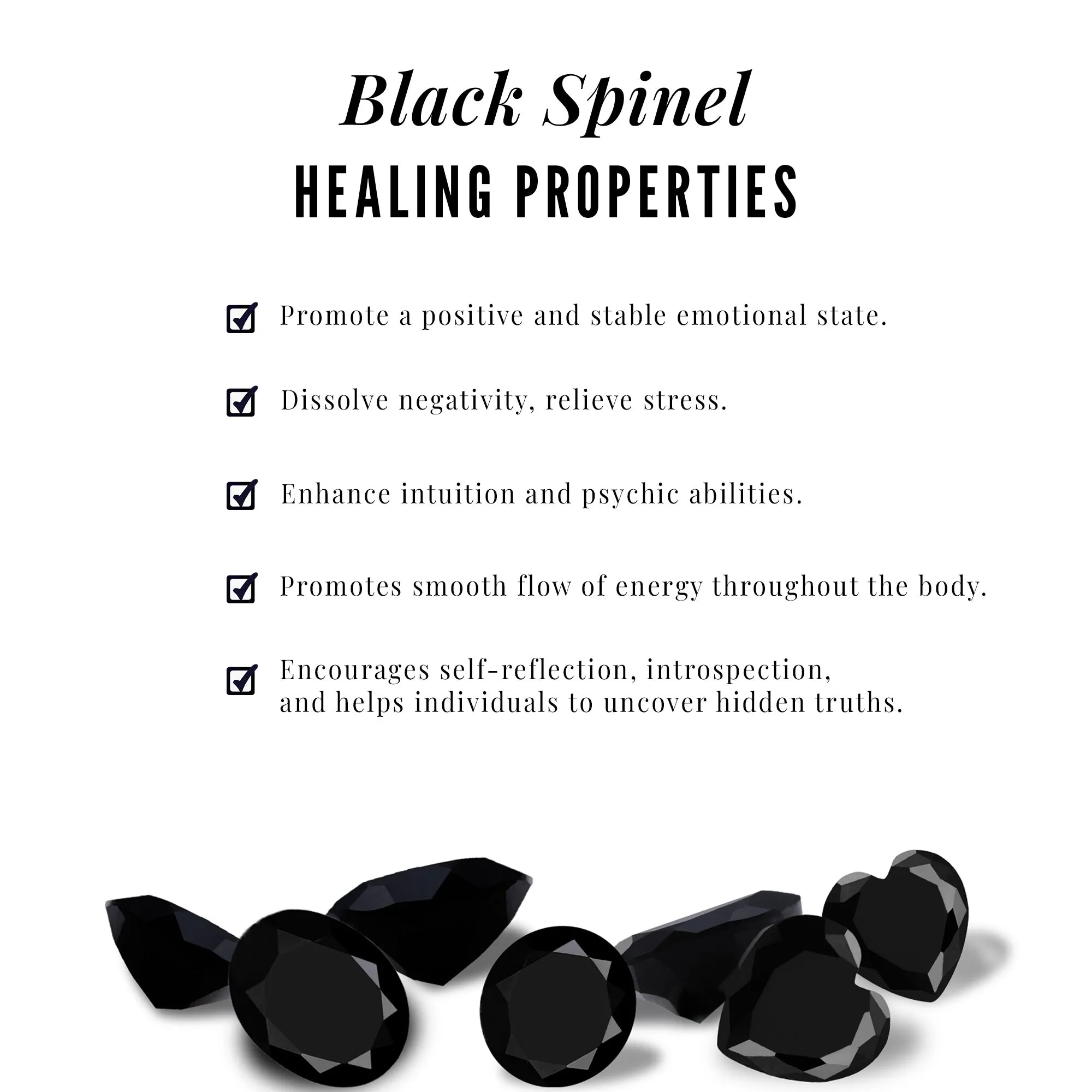 6 MM Decorative Black Spinel Solitaire Stud Earrings
