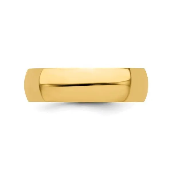 6MM Comfort Fit Gold Band