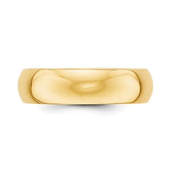 6MM Comfort Fit Gold Band