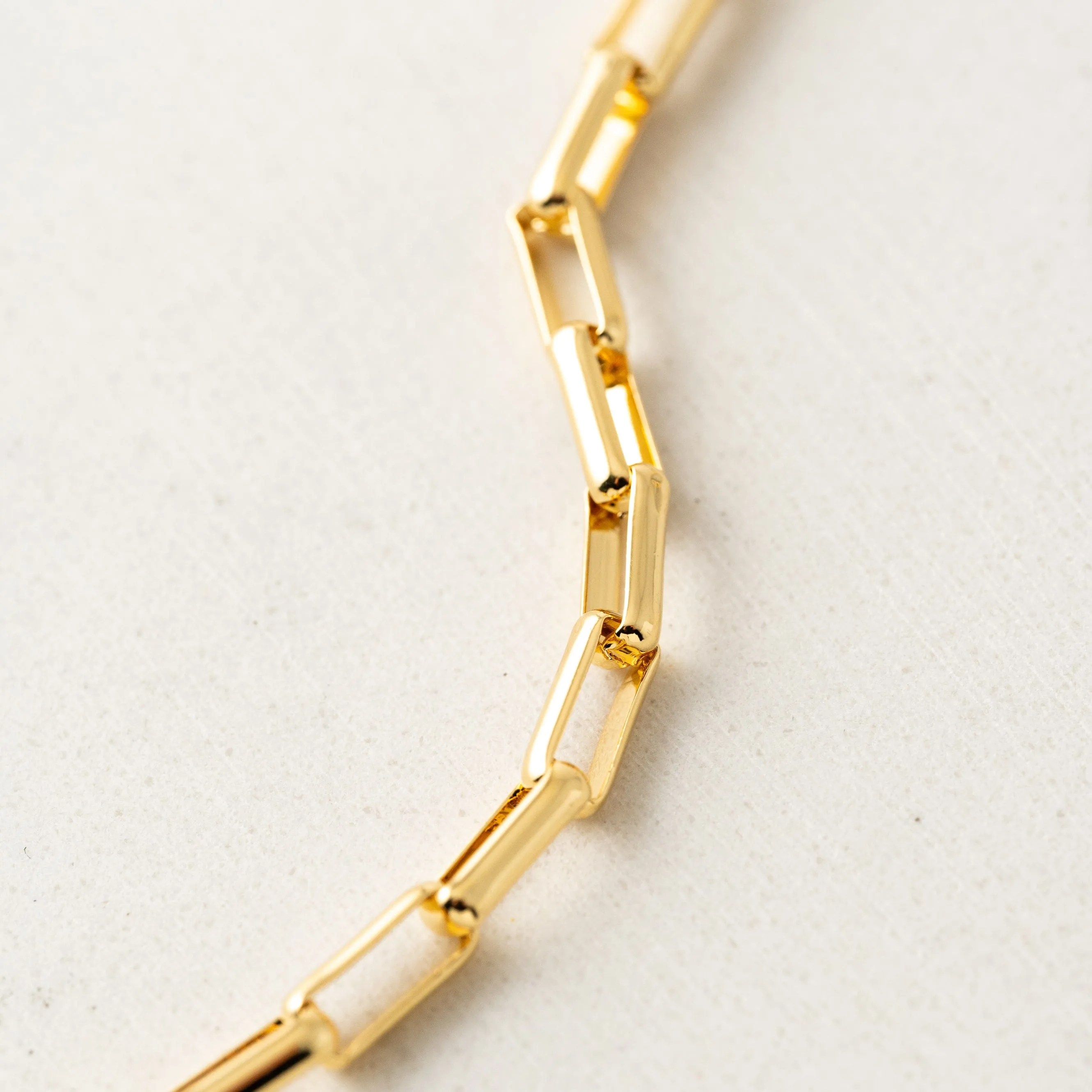 7" Staple Chain Toggle Bracelet
