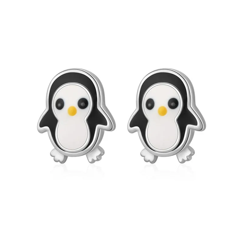 925 Sterling Silver Women Jewelry  | Asymmetric Stud Earrings