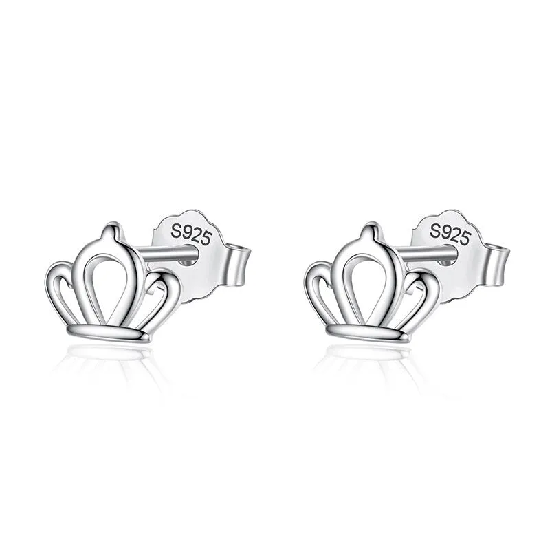 925 Sterling Silver Women Jewelry  | Asymmetric Stud Earrings