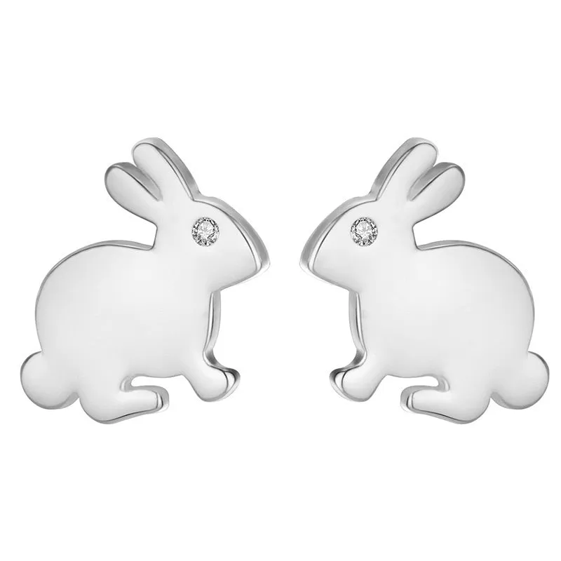 925 Sterling Silver Women Jewelry  | Asymmetric Stud Earrings