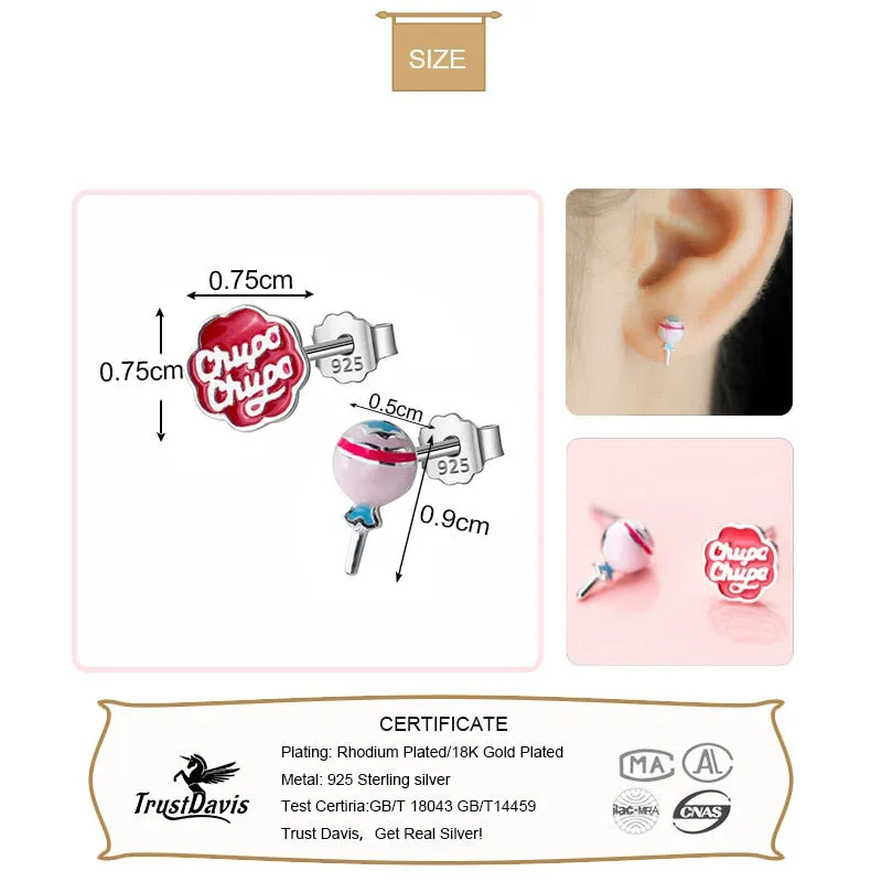 925 Sterling Silver Women Jewelry  | Asymmetric Stud Earrings