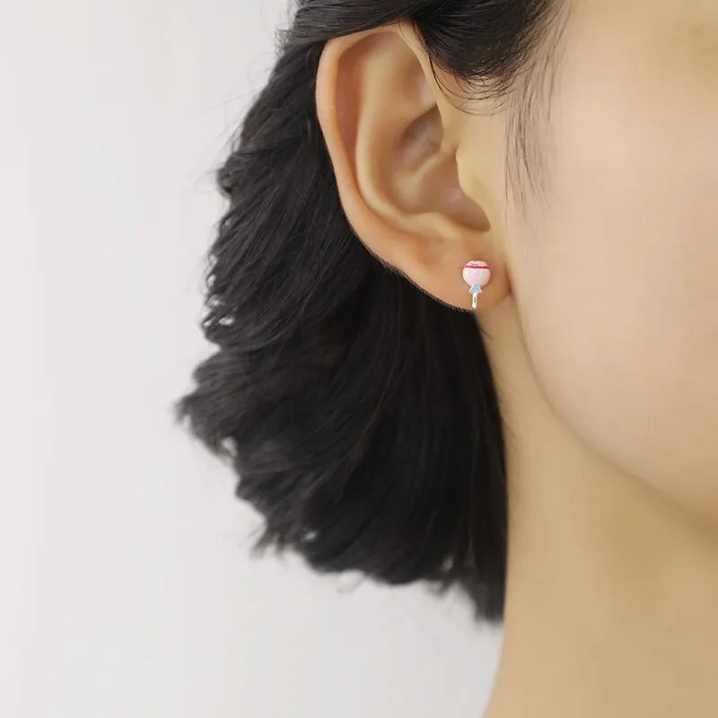 925 Sterling Silver Women Jewelry  | Asymmetric Stud Earrings
