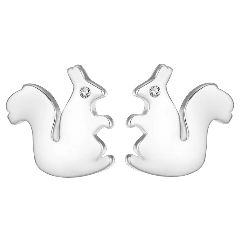 925 Sterling Silver Women Jewelry  | Asymmetric Stud Earrings
