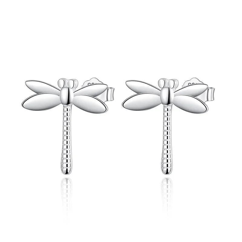 925 Sterling Silver Women Jewelry  | Asymmetric Stud Earrings