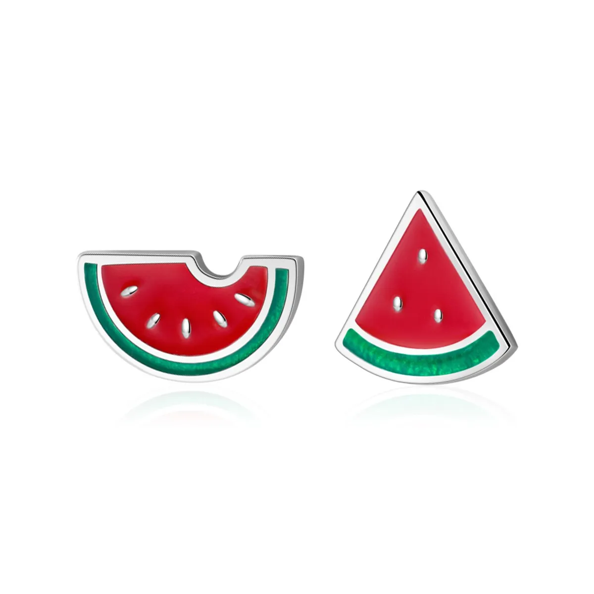 925 Sterling Silver Women Jewelry  | Asymmetric Stud Earrings