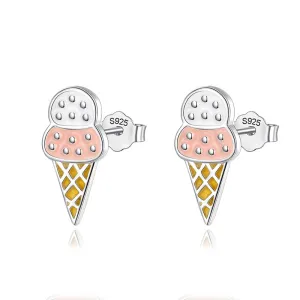 925 Sterling Silver Women Jewelry  | Asymmetric Stud Earrings