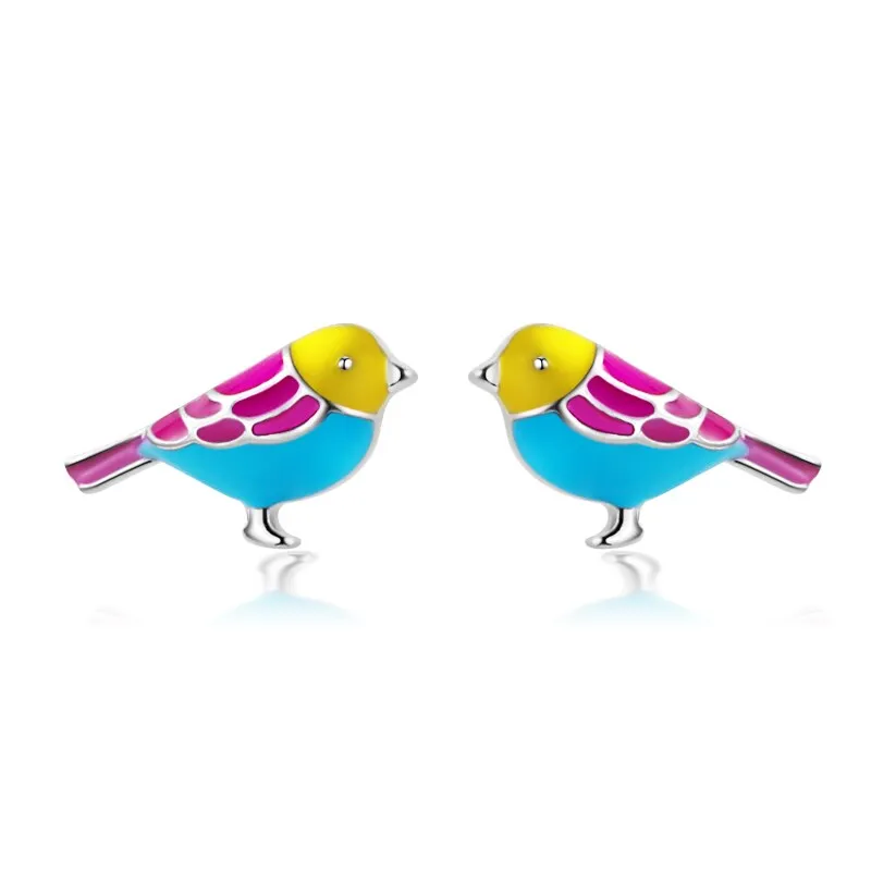 925 Sterling Silver Women Jewelry  | Asymmetric Stud Earrings