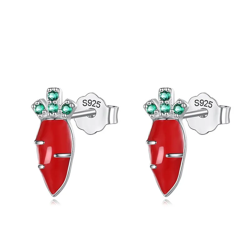 925 Sterling Silver Women Jewelry  | Asymmetric Stud Earrings
