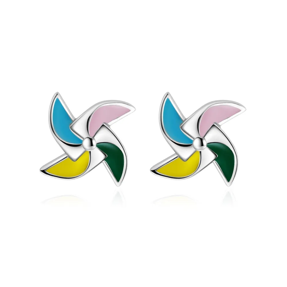925 Sterling Silver Women Jewelry  | Asymmetric Stud Earrings