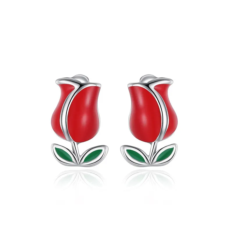 925 Sterling Silver Women Jewelry  | Asymmetric Stud Earrings