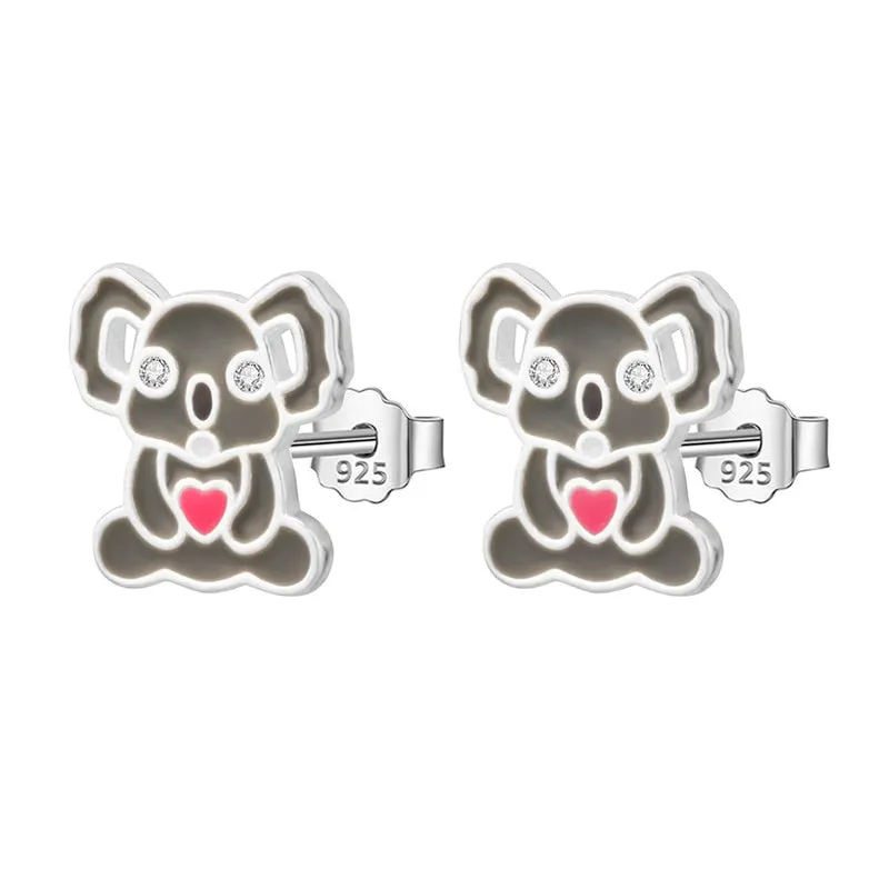 925 Sterling Silver Women Jewelry  | Asymmetric Stud Earrings