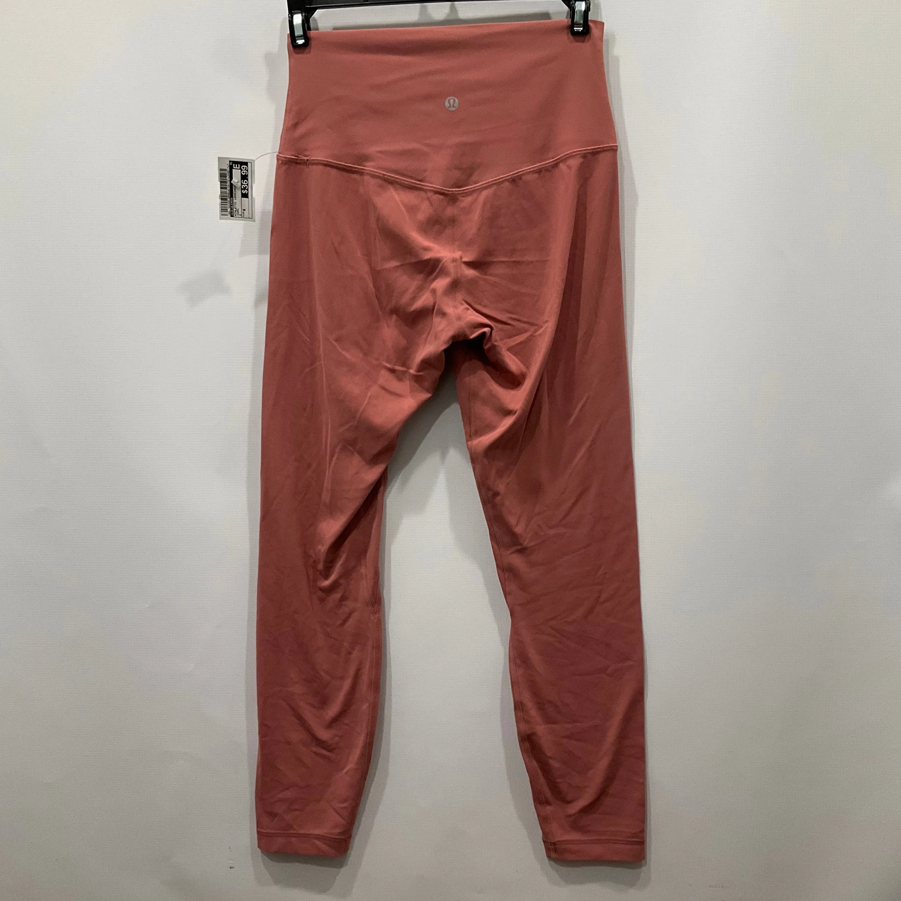 Athletic Leggings By Lululemon In Coral, Size: 6