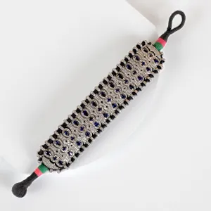 Black Chord and Sapphire Bracelet