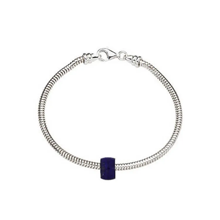Blue Charm Bead Bracelet