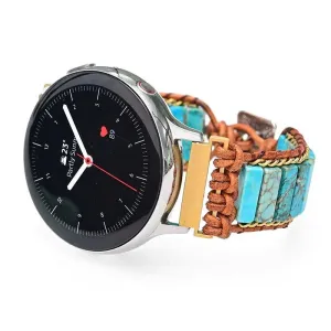 Bracelet Montre Native Turquoise pour Samsung Galaxy ou Garmin