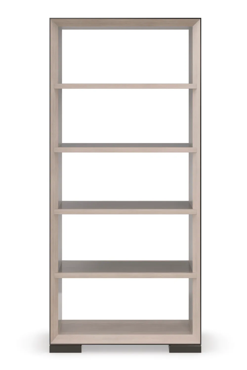 Bronze Glass Shelf Bookcase | Caracole High Rise