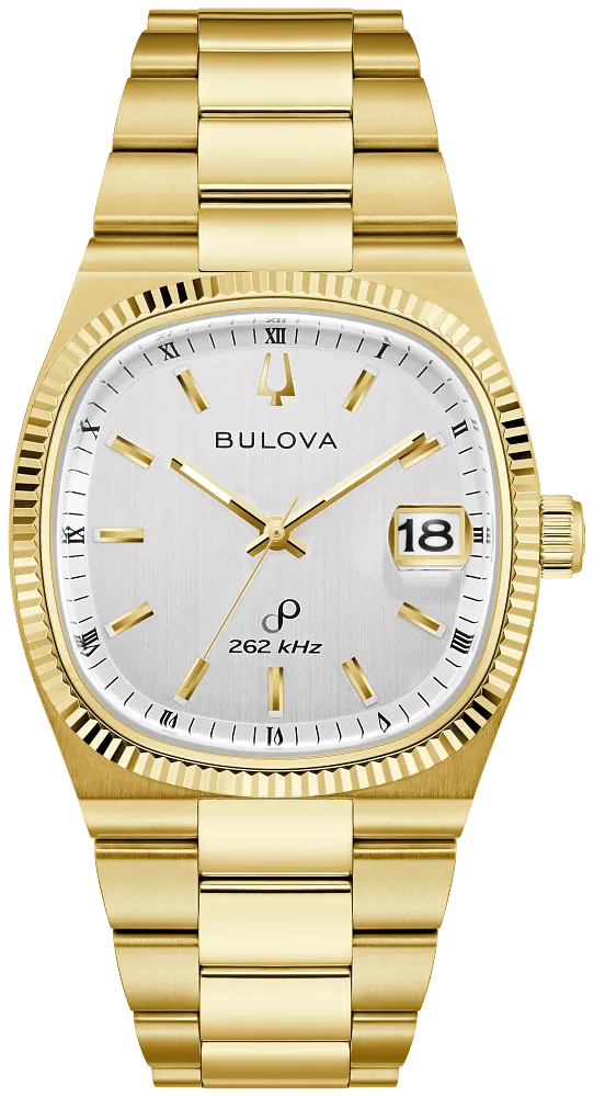 Bulova Super Seville Gold Tone Mens Watch 97B223