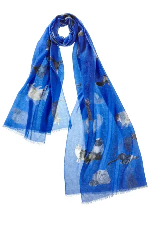 Cat's Meow Scarf - Lapis