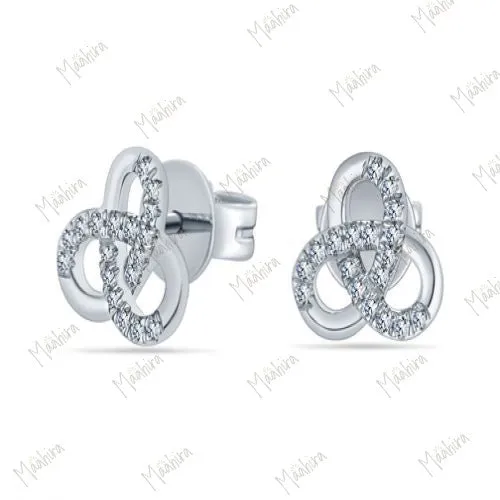 Celtic Trinity Knot Ear Studs