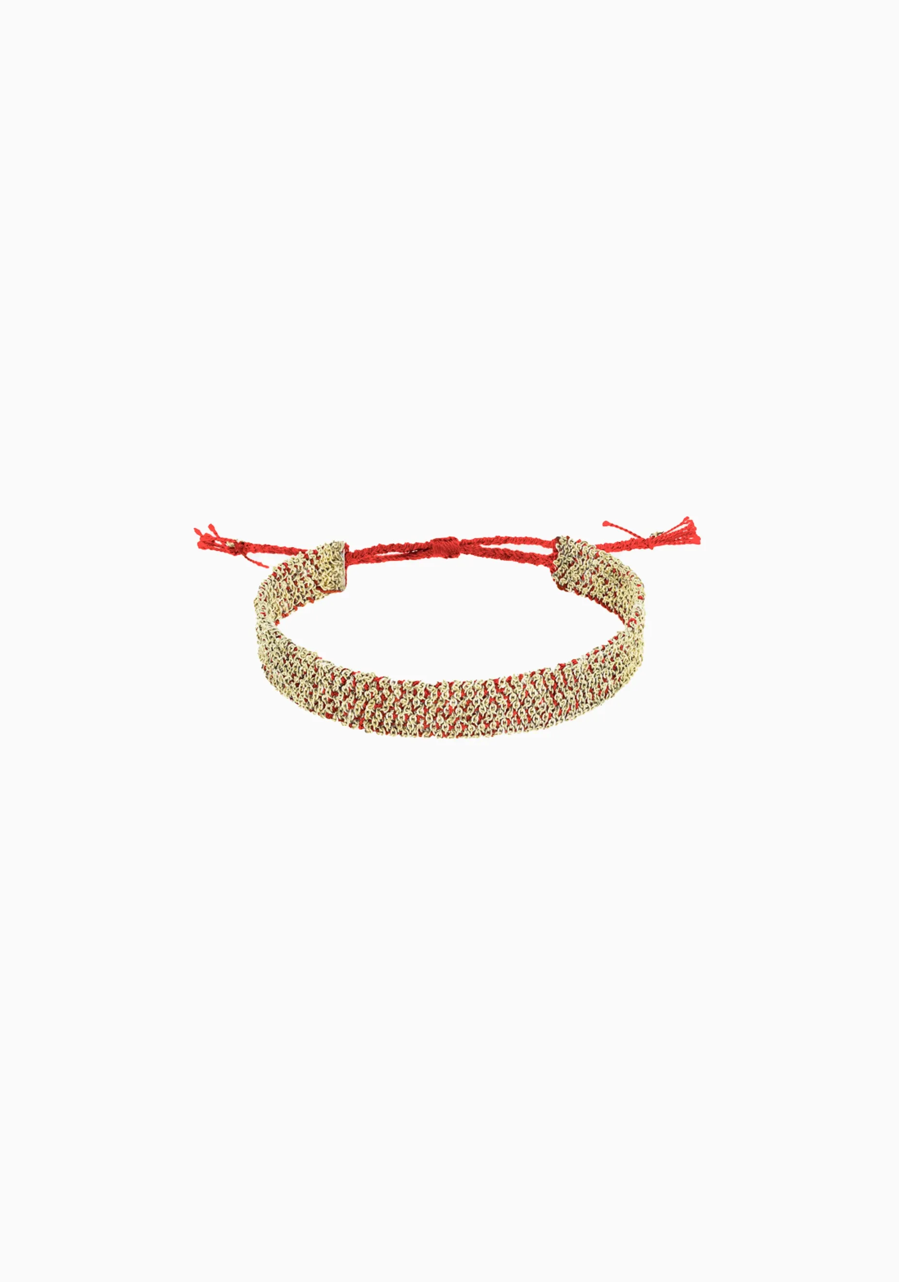 Chain Bracelet_Gold Red