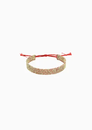 Chain Bracelet_Gold Red