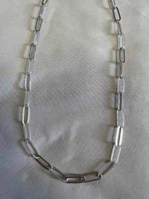 Chain Link Necklace - Silver