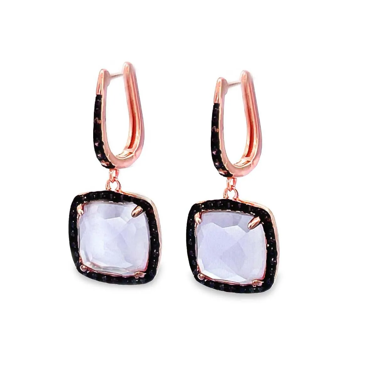 Champagne Quartz Earrings
