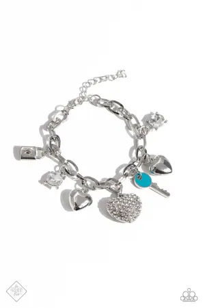Charming Color - White Bracelet - Paparazzi Accessories