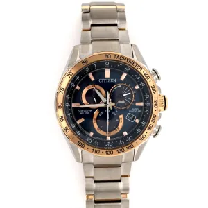 Citizen Stainless Steel Two-Tone PCAT Chronograph CB5916-59L