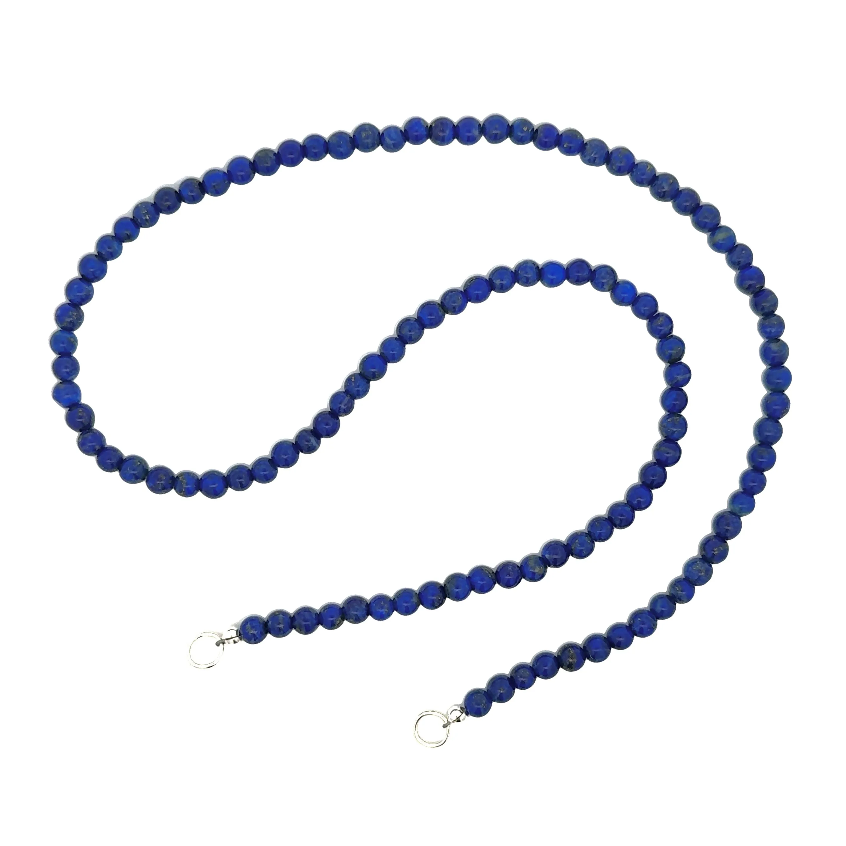 Claspless Medium Round Lapis Strand