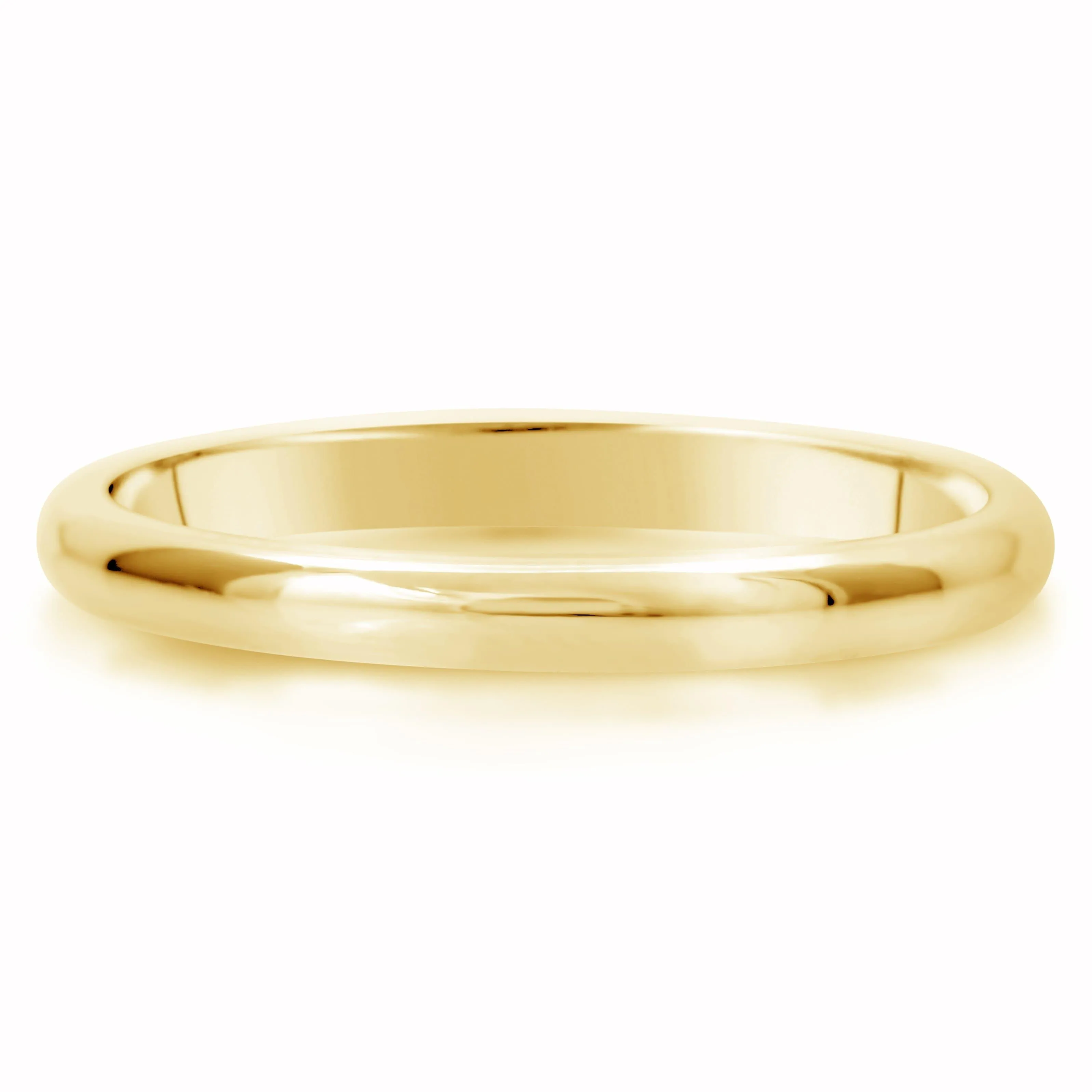Comfort Fit Wedding Ring In 14K Gold (1.80mm)