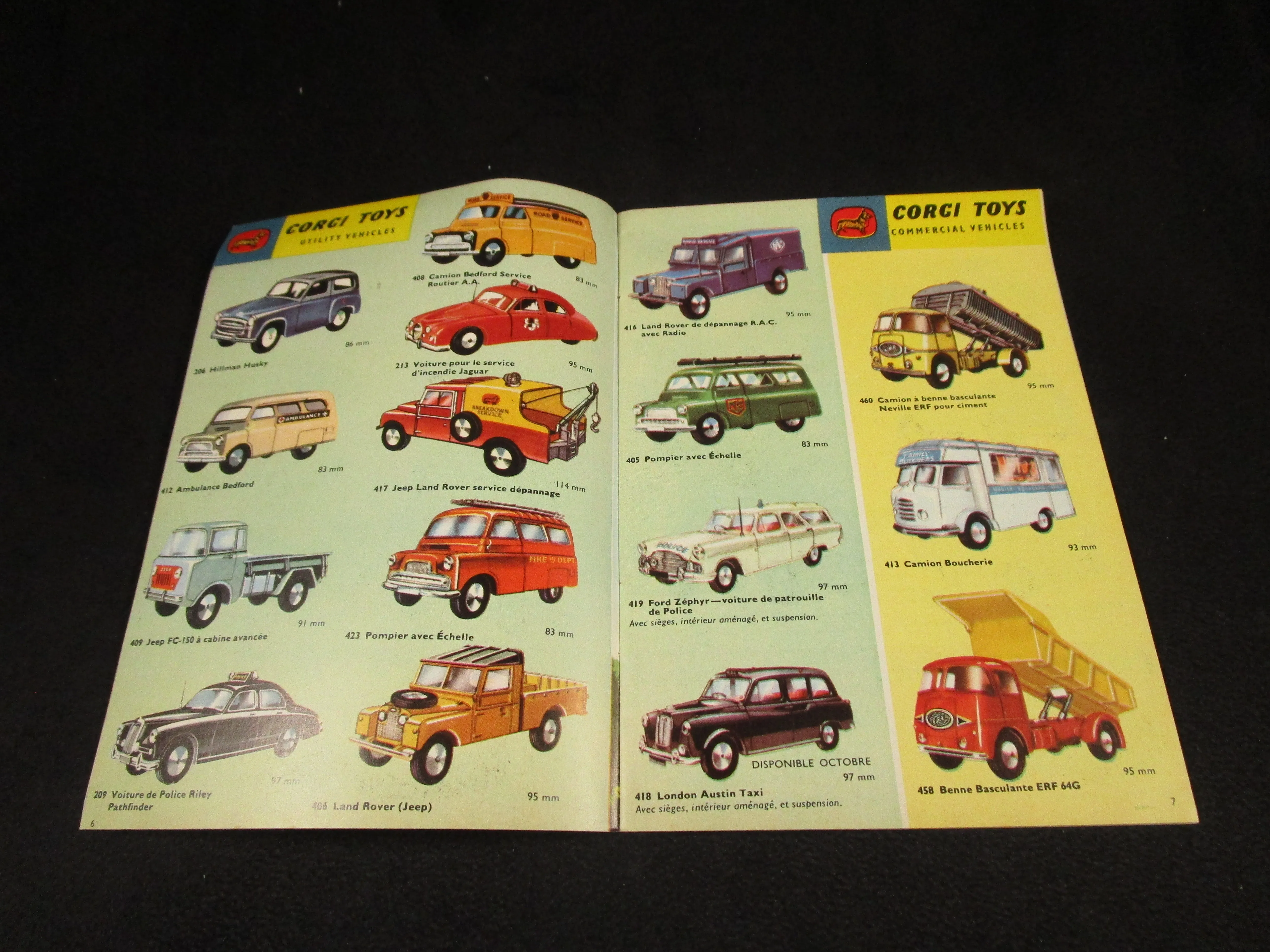 Corgi Toys France 1960 Catalogue, Very Near Mint!