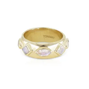 CORONET MOONSTONE RING
