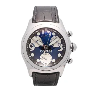 Corum Bubble Watch Black Dial 45mm Quartz (Preowned)(Chronograph Not Working)(Sold As Is)