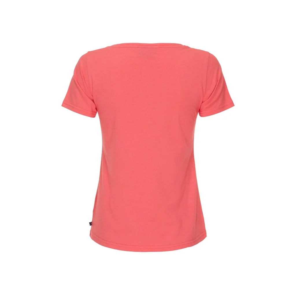 Cosima Organic Cotton Tee - Sugar Coral