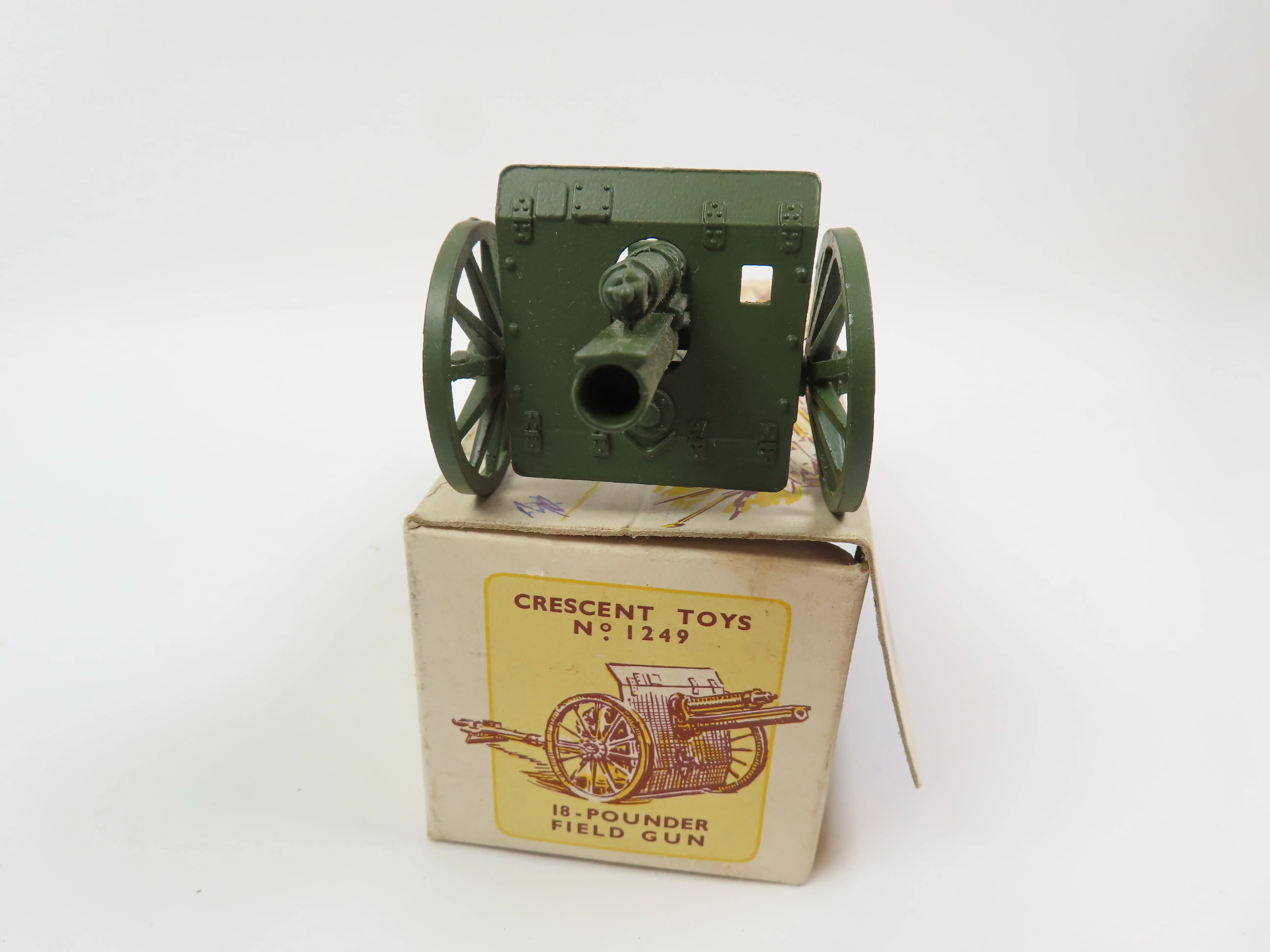 Crescent Toys 1249 - 18-Pounder Field Gun - 99% Mint Boxed