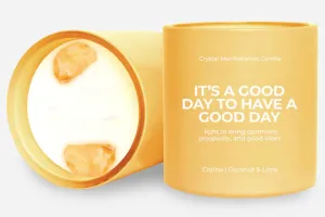 Crystal Manifestation Boxed Candle