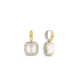 Cushion Quartz Earrings