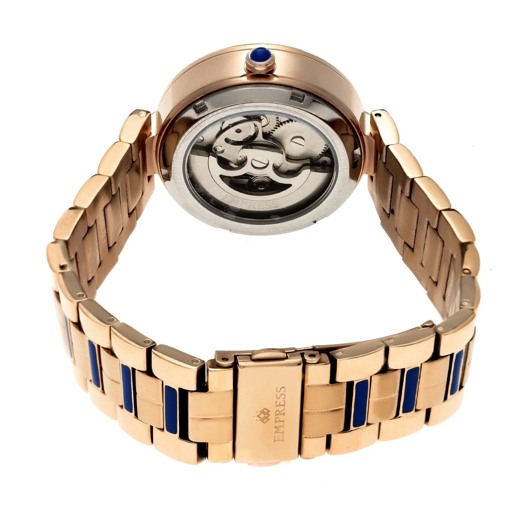 Empress Catherine Automatic Hammered Dial Bracelet Watch