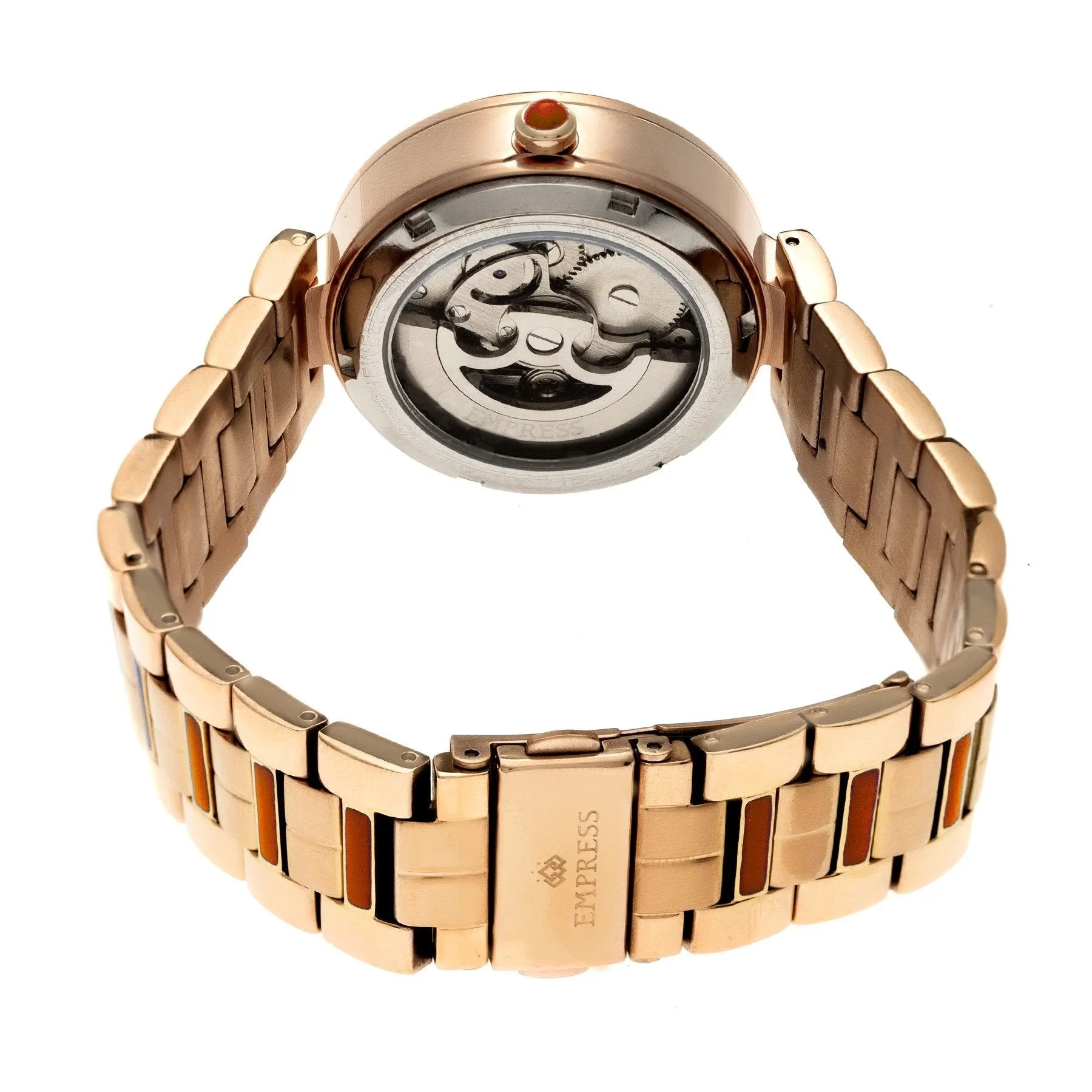 Empress Catherine Automatic Hammered Dial Bracelet Watch