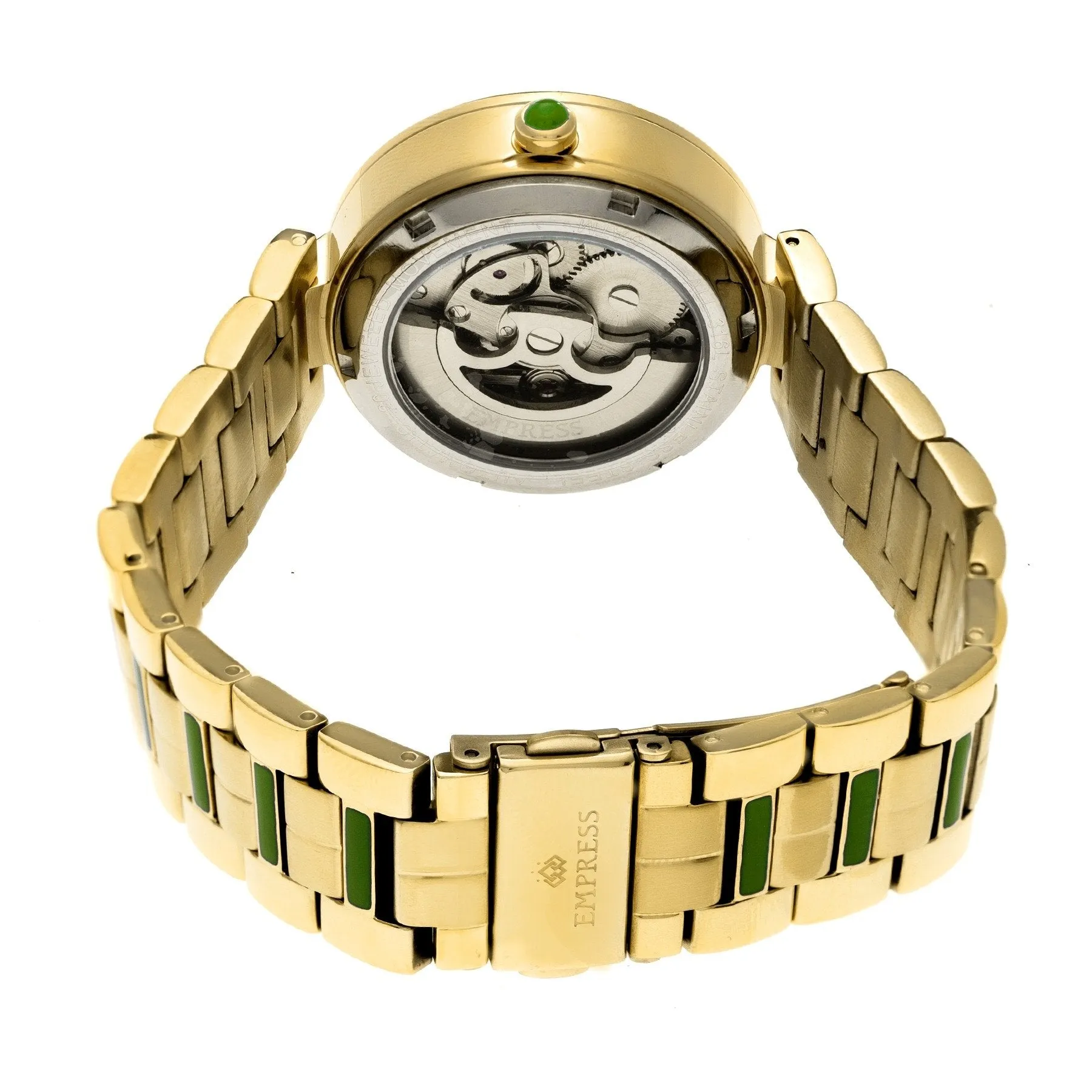 Empress Catherine Automatic Hammered Dial Bracelet Watch